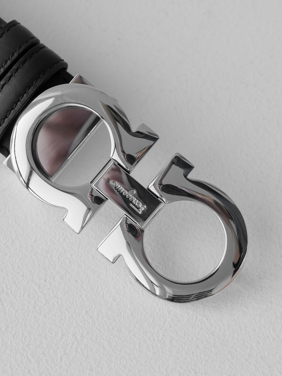 Ferragamo * Muliang silver buckle