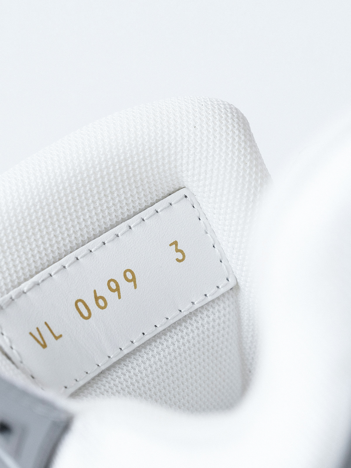 LV trainer Denmark's new/new color matching denim grey sneakers