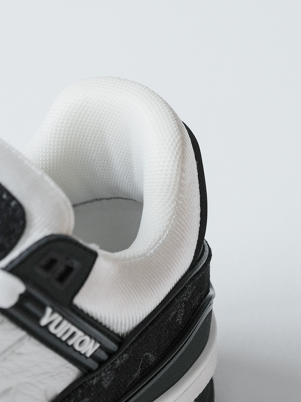 Louis Vuitton black shoes denim cloth shoes