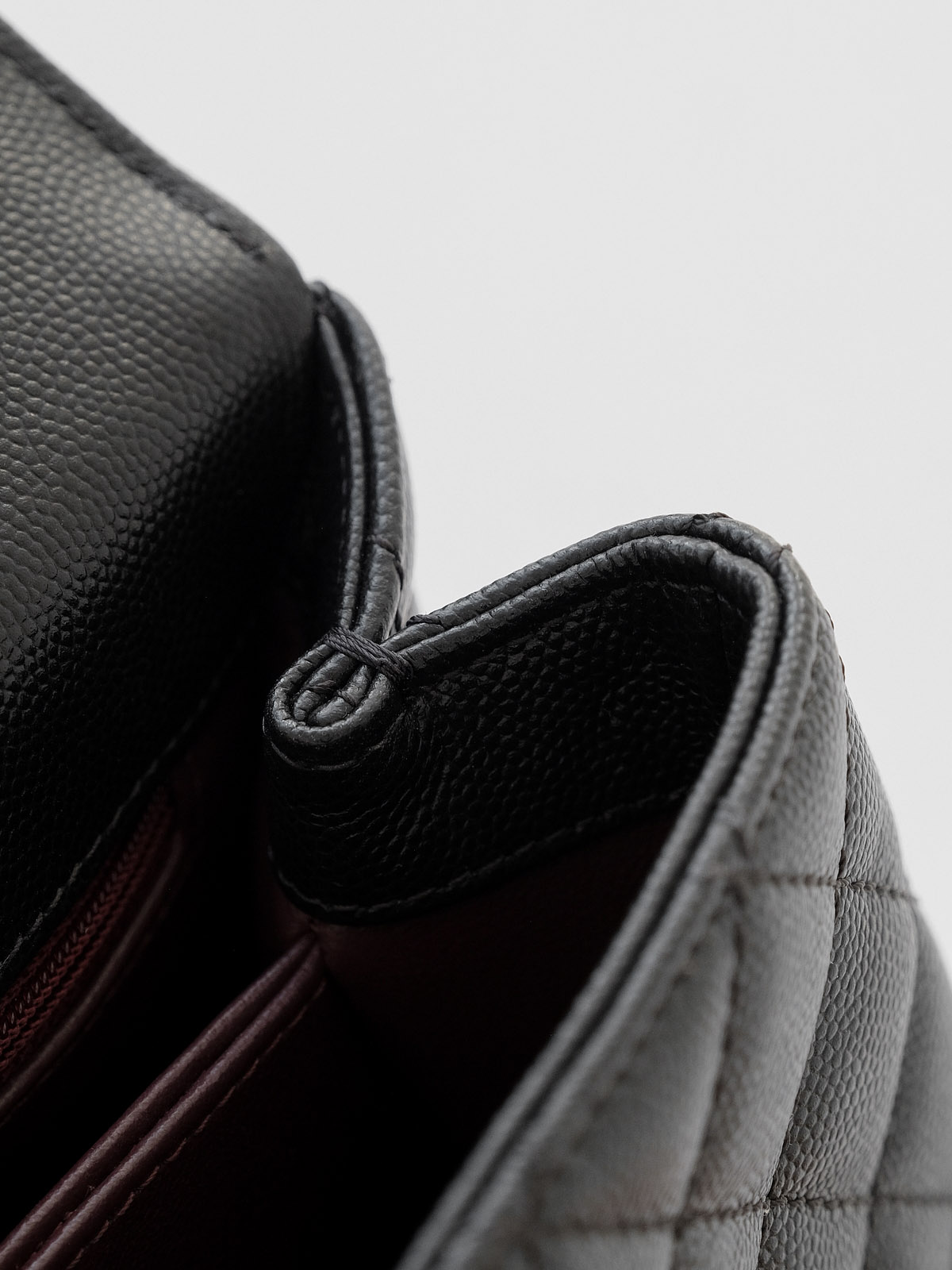 Small black gold bag