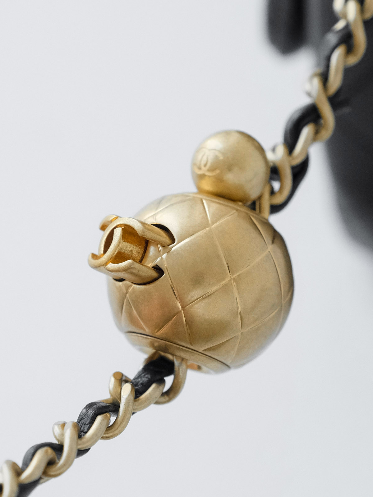 Chanel golden ball square fat man