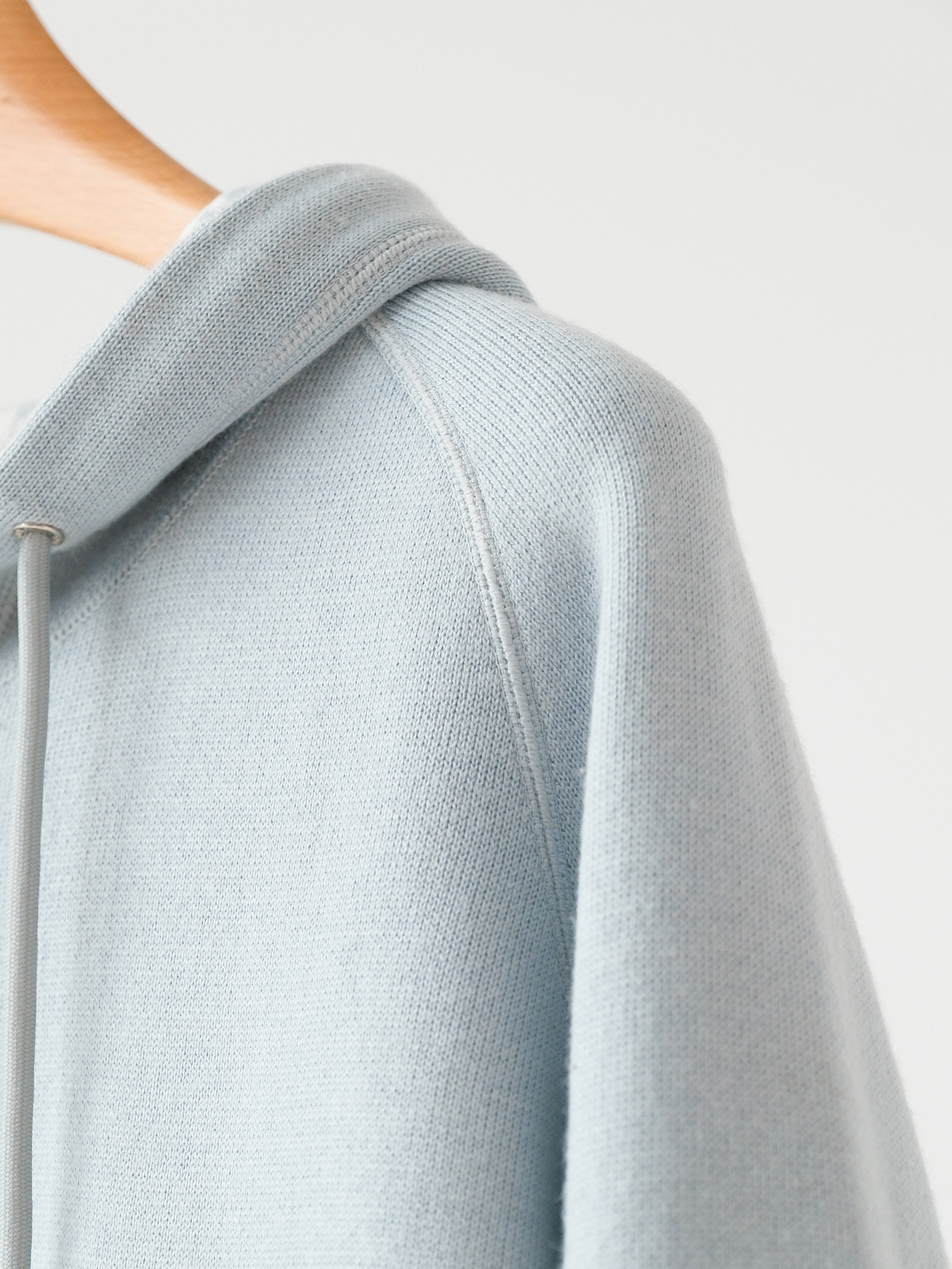 Dior blue jacquard hooded coat