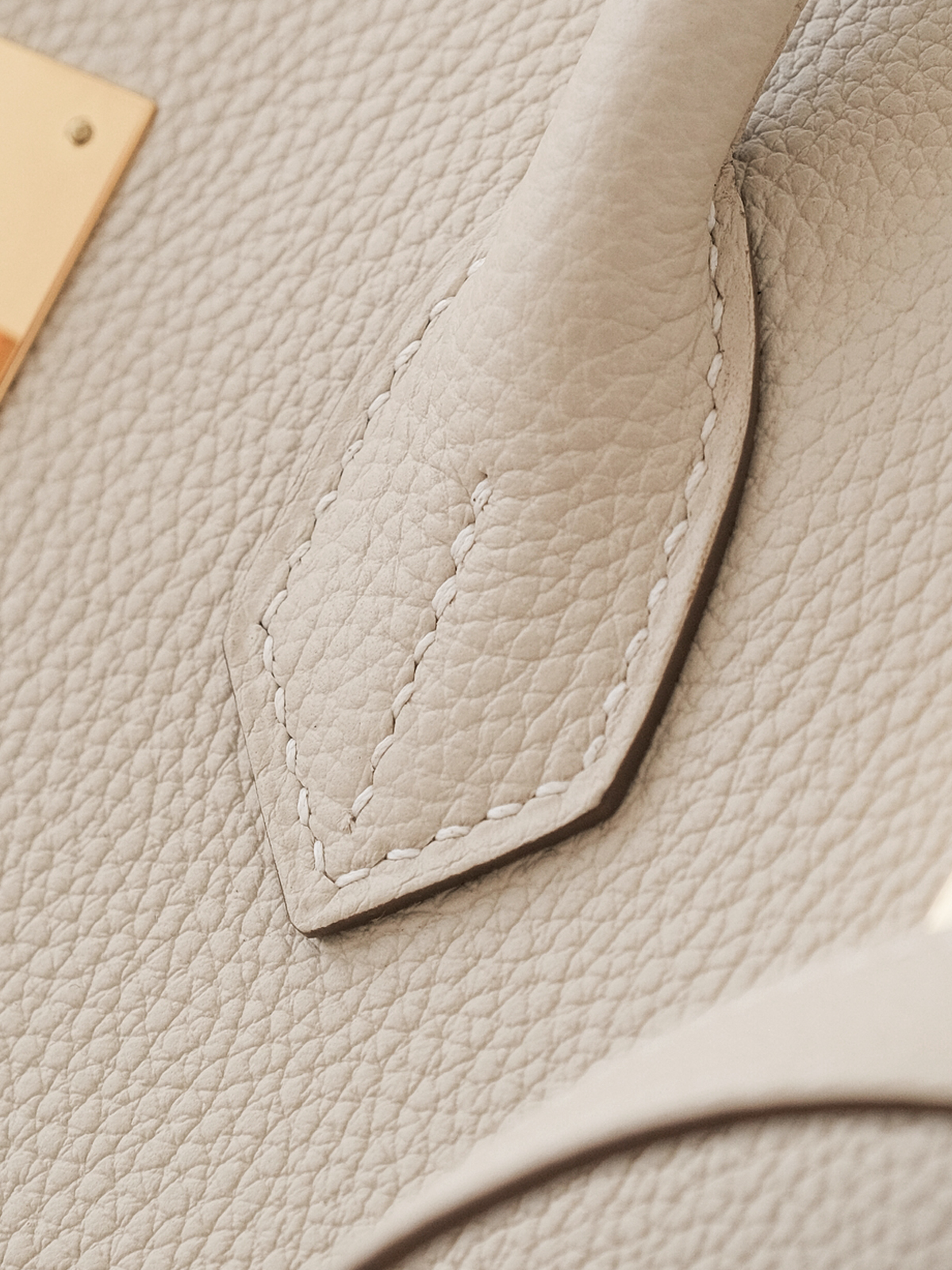 Hermes milkshake platinum buckle