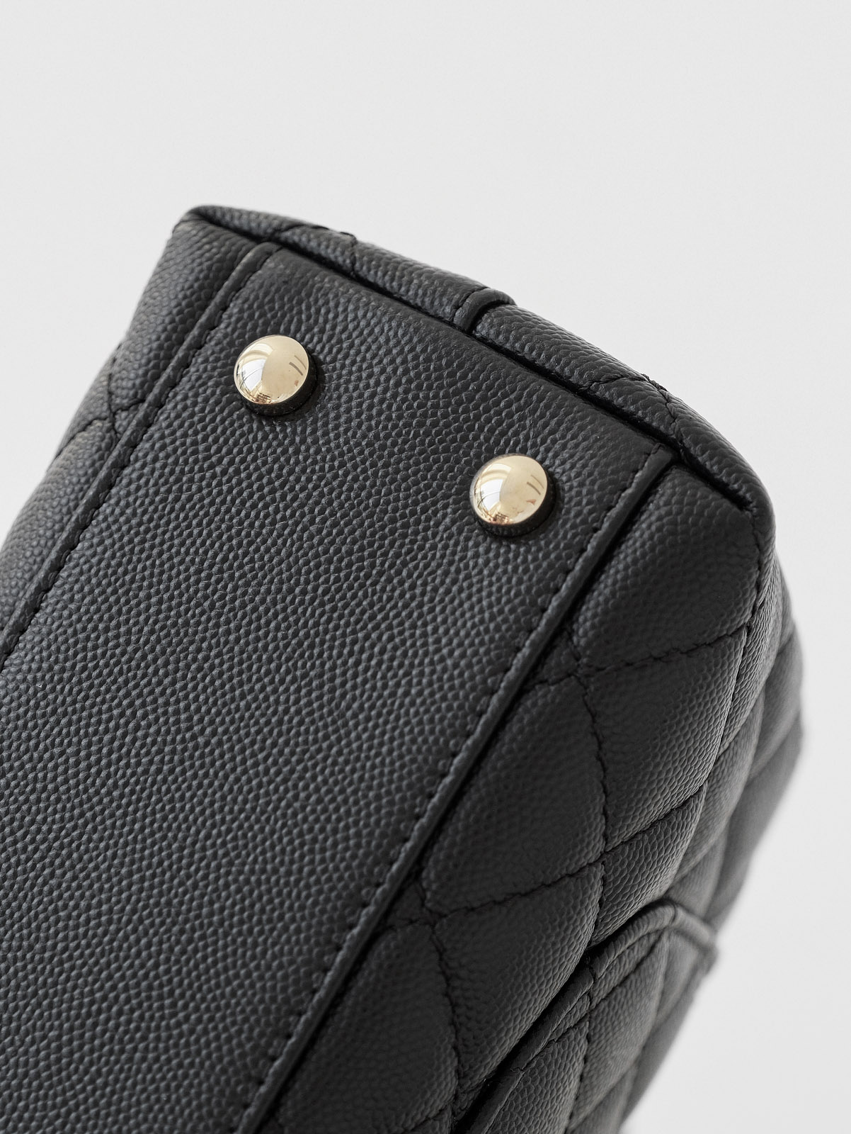 Small black gold bag