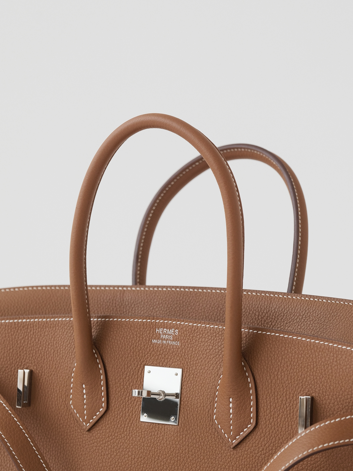 Hermes Birkin gold brown gold buckle