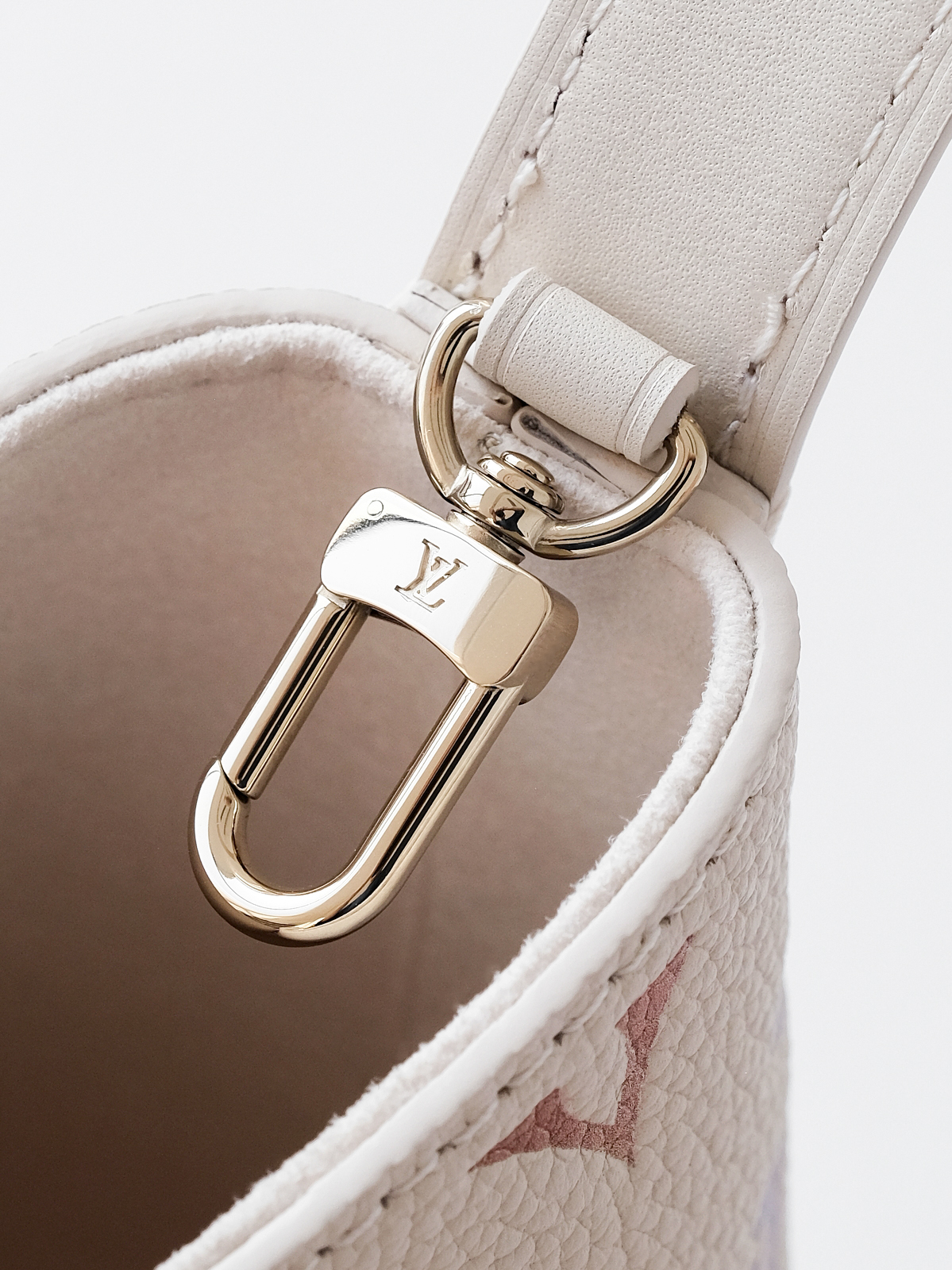 Allinbb bucket-beige gradient bag