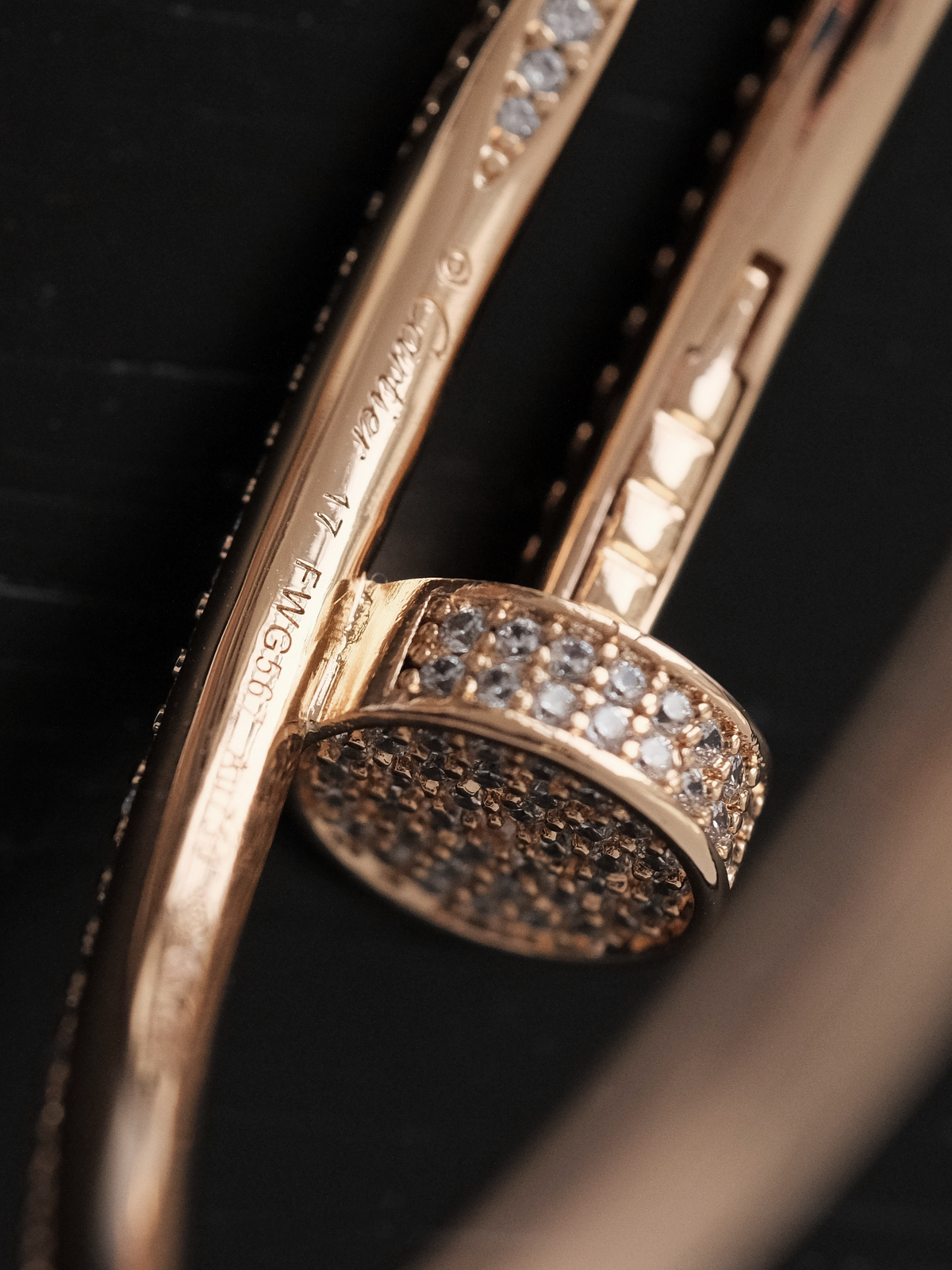 Cartier nail bracelet