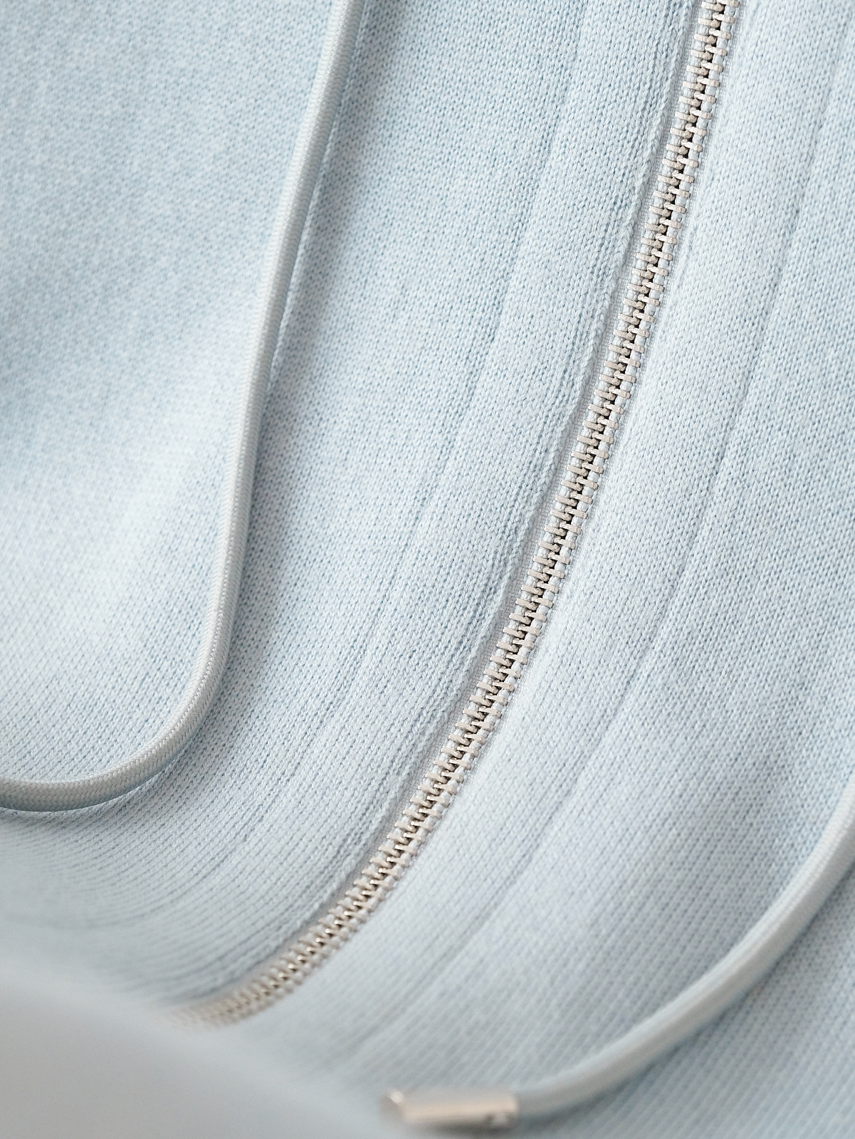 Dior blue jacquard hooded coat