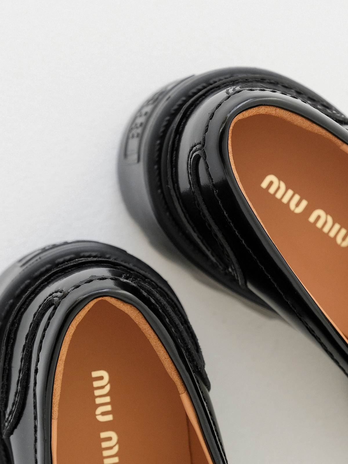 Miumiu thick-soled coin loafers