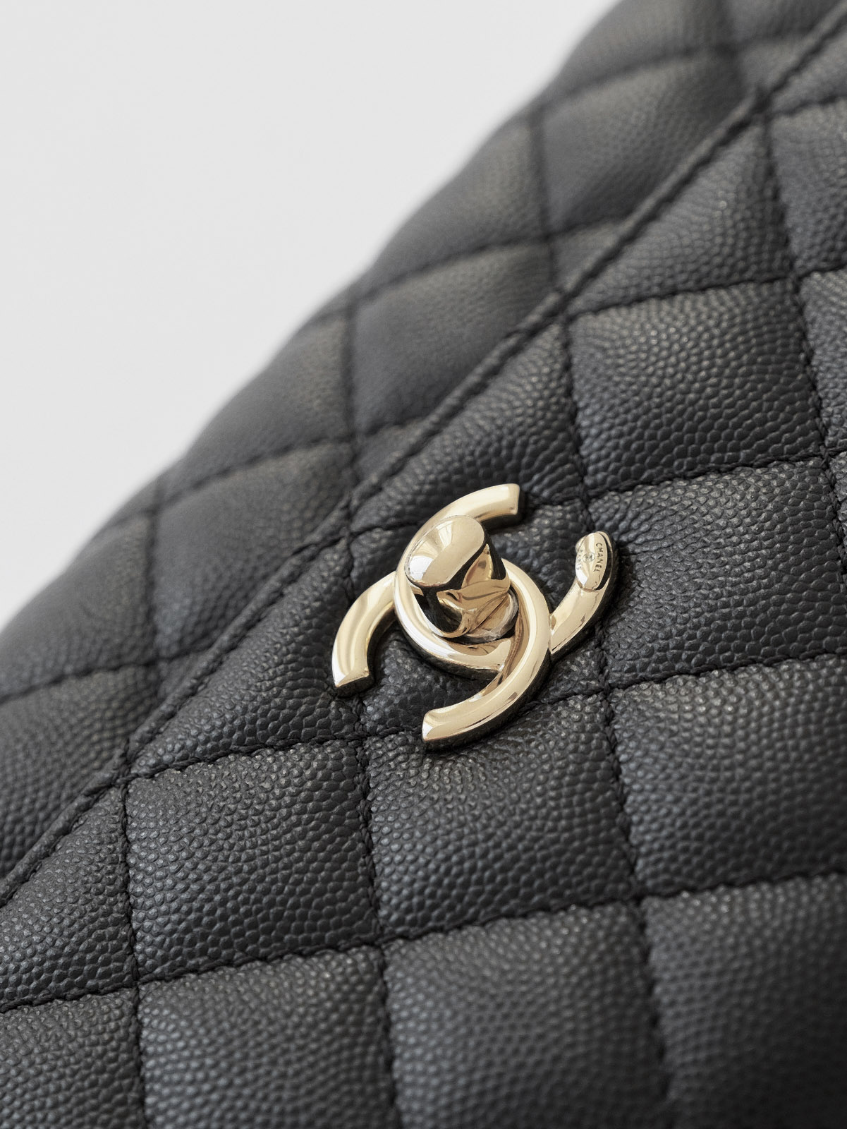 Small black gold bag