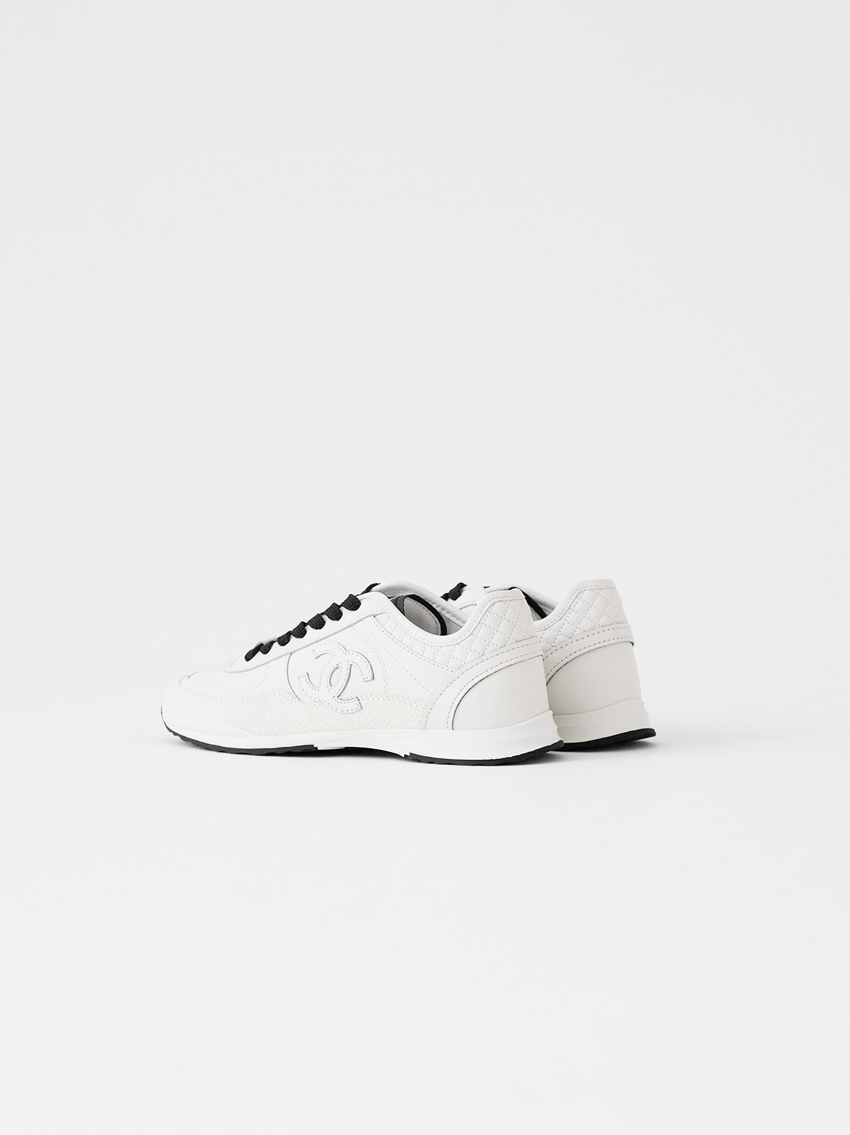 Chanel suede shoes with thin soles