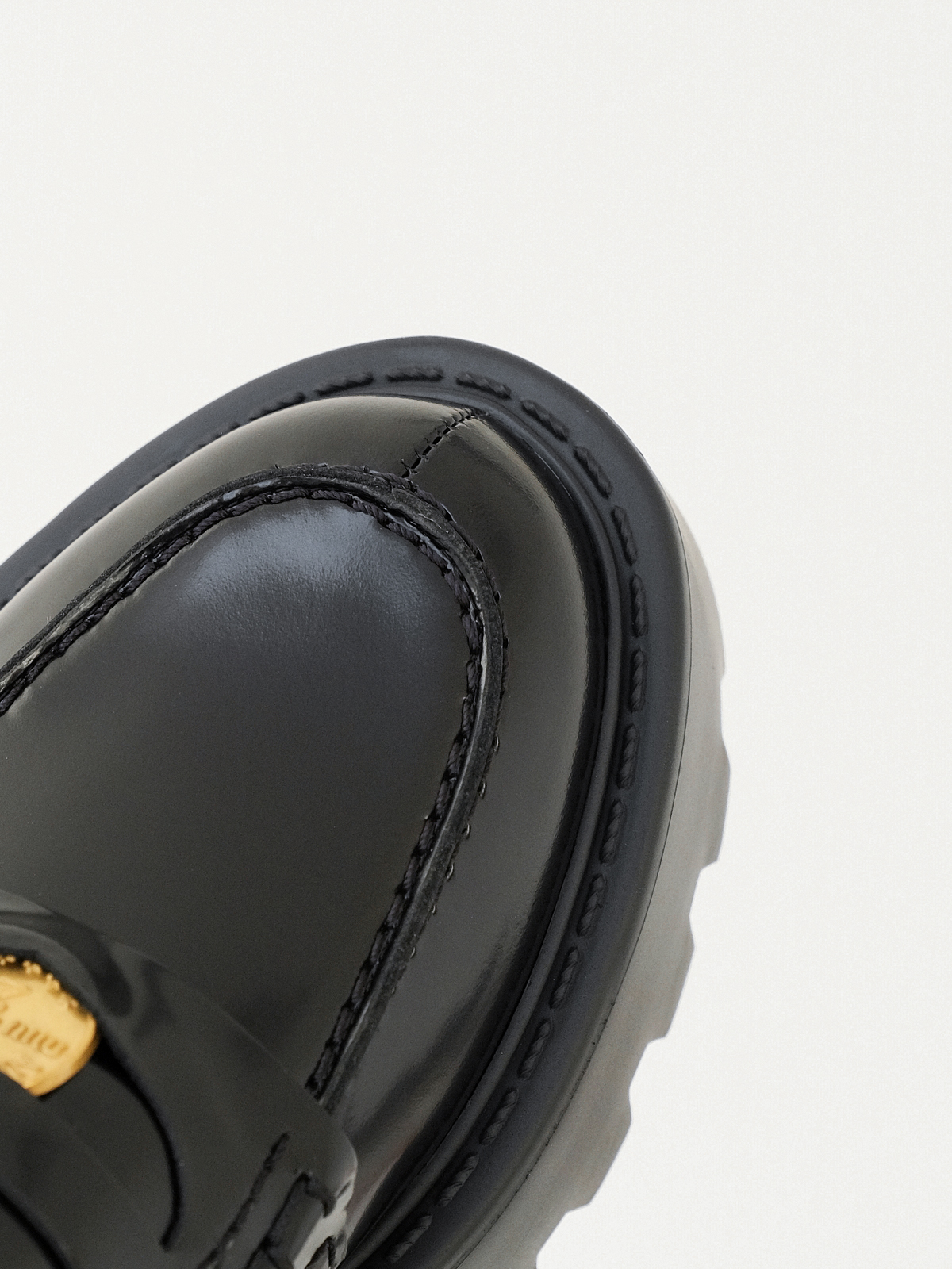 Miumiu thick-soled coin loafers