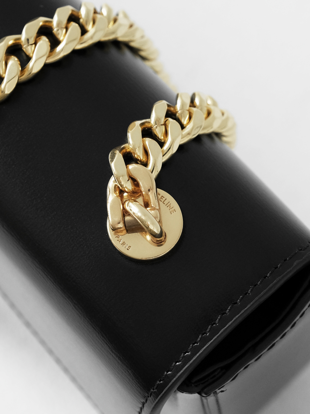 Celine chain shoulder strap bag