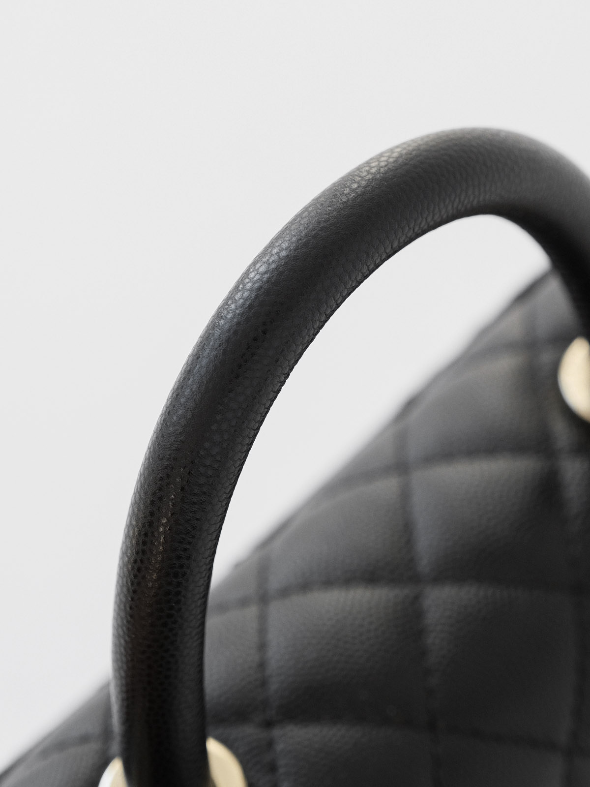 Small black gold bag