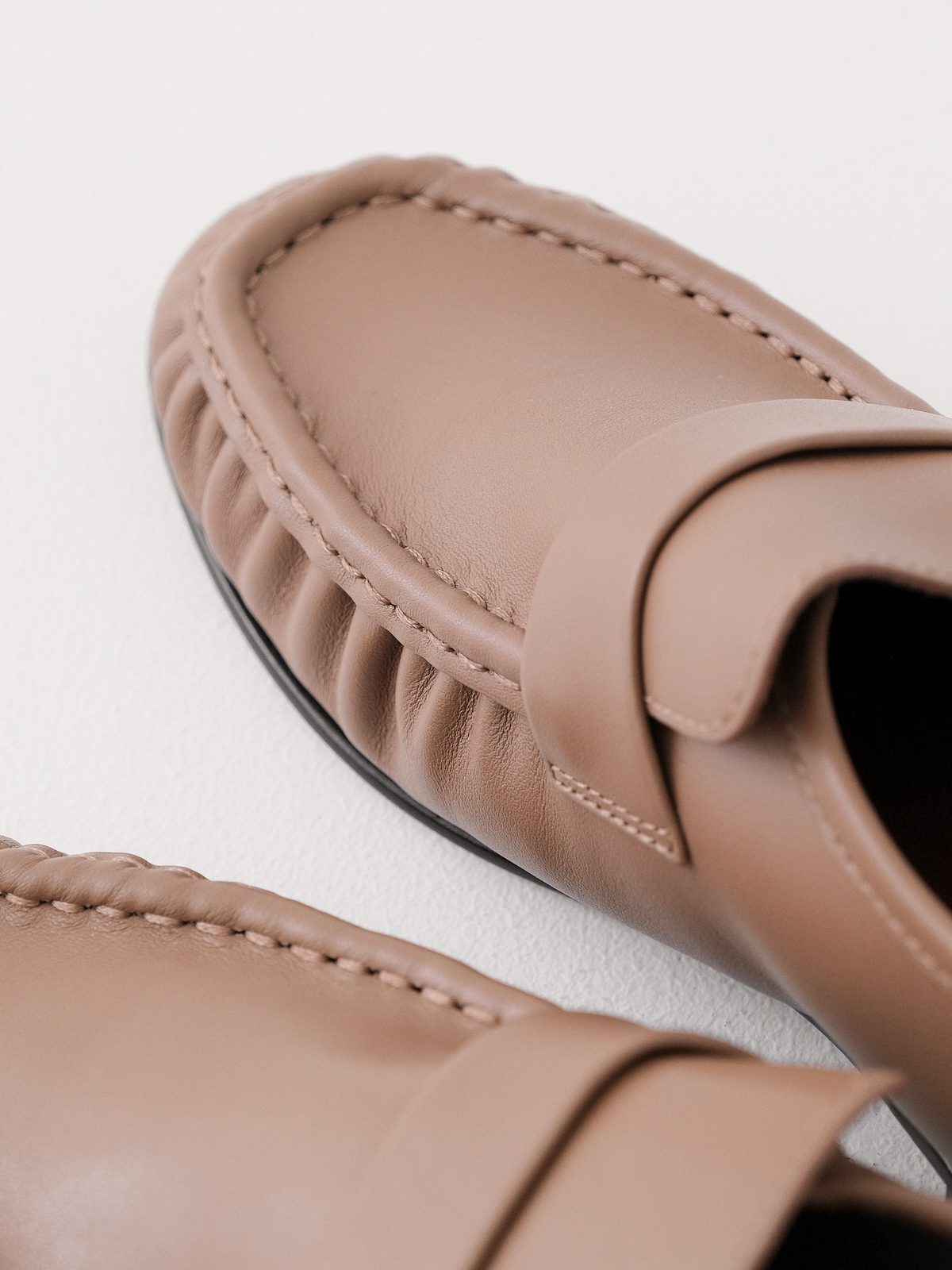 The row super cattle loafers
