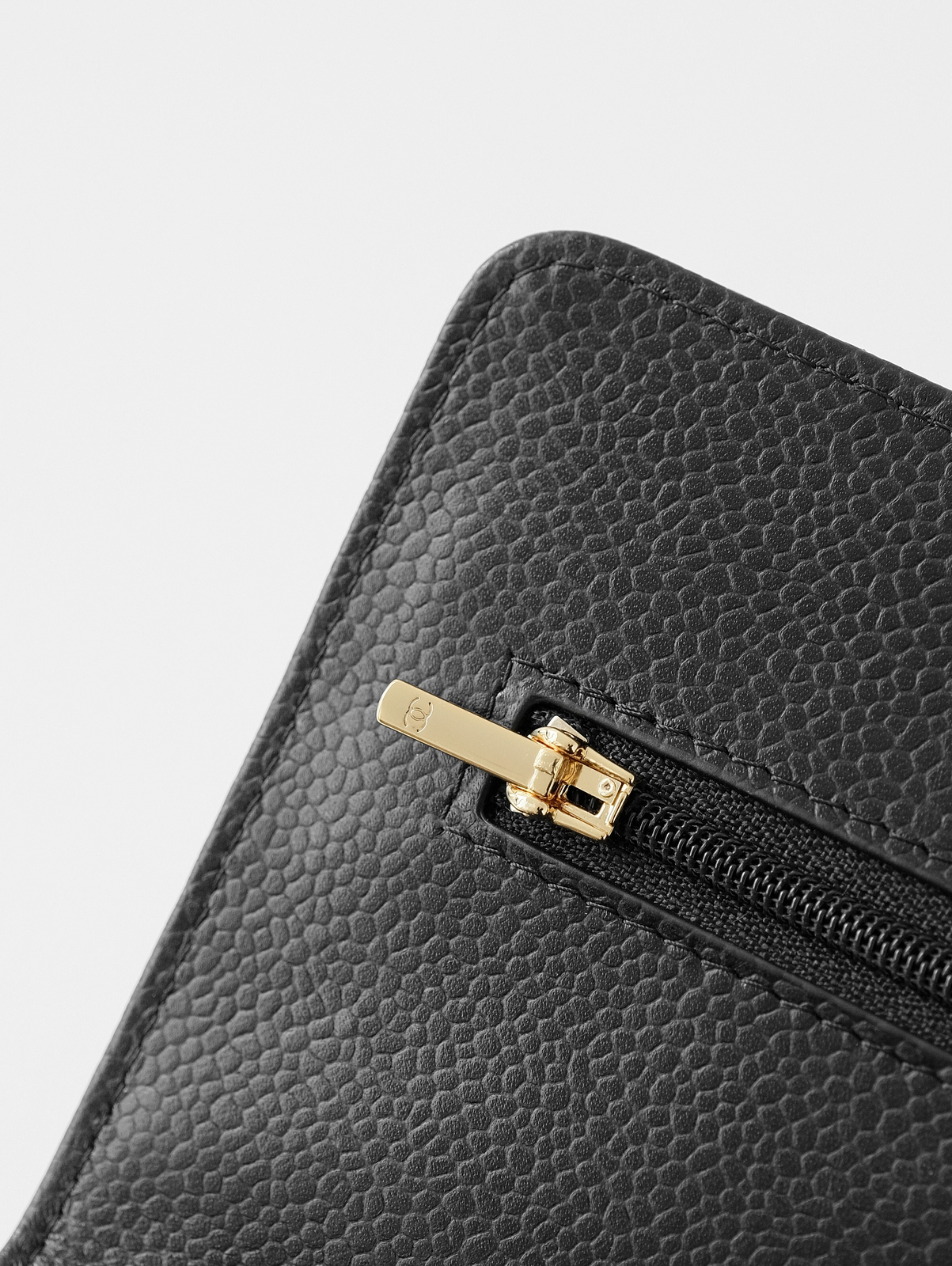 Black caviar gold buckle