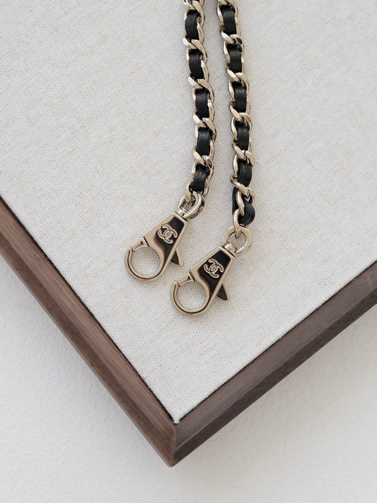 Small black gold bag