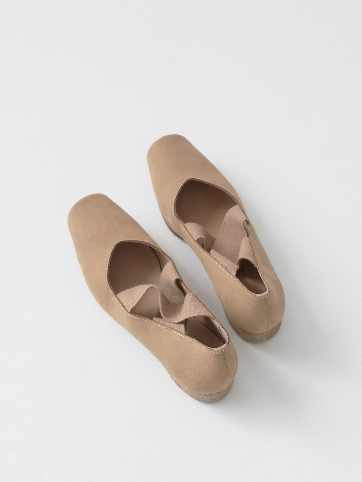 UMA WANG  Square toe ballet shoes