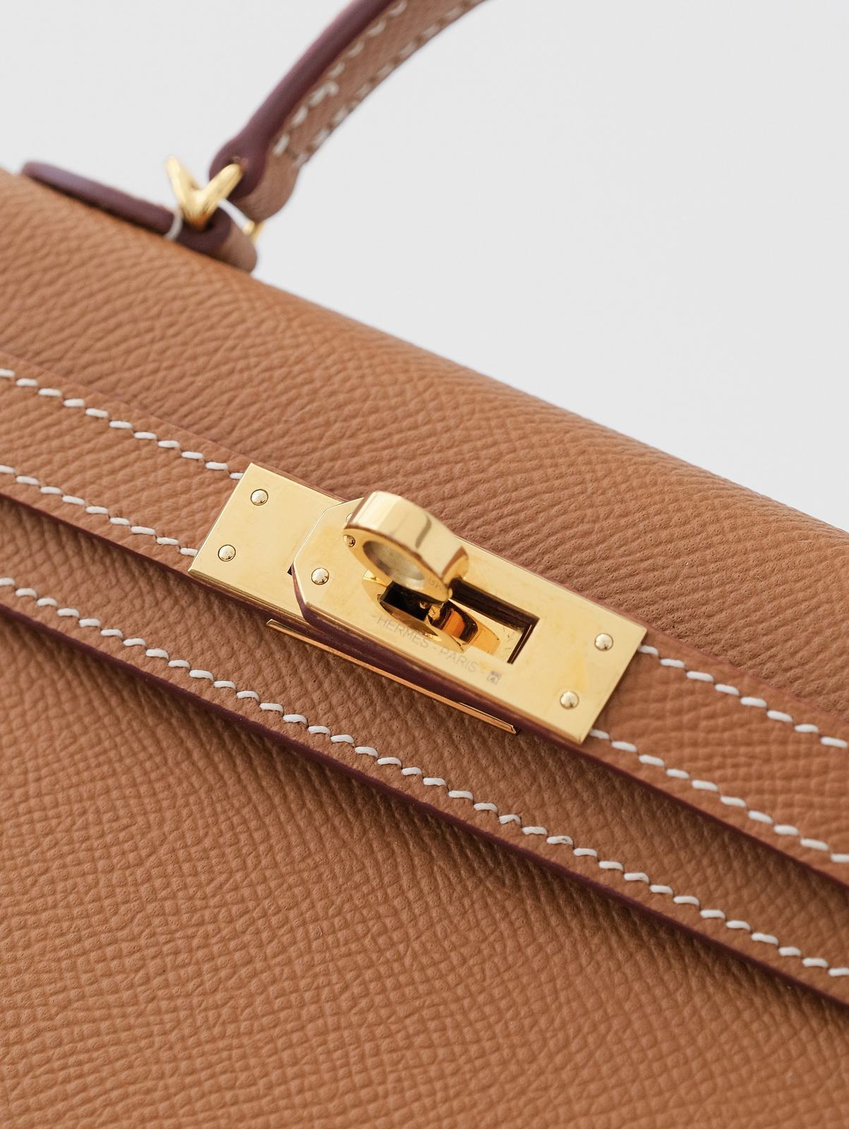 Mini kelly platinum buckle