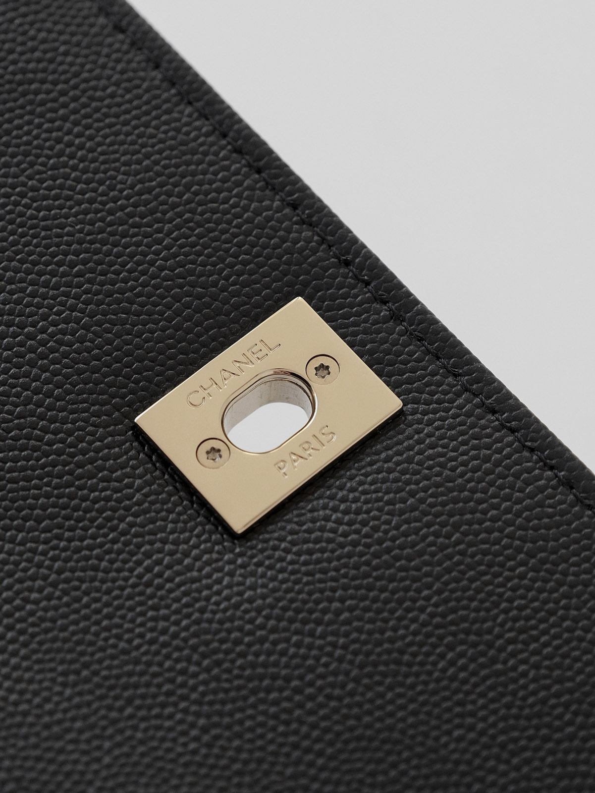 Small black gold bag