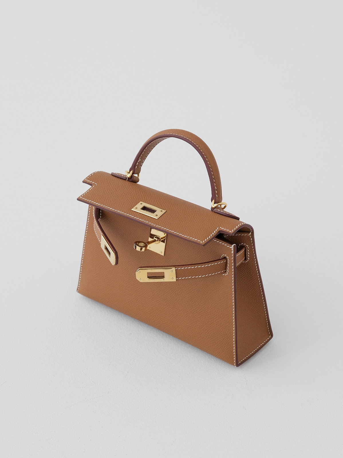 Mini kelly platinum buckle