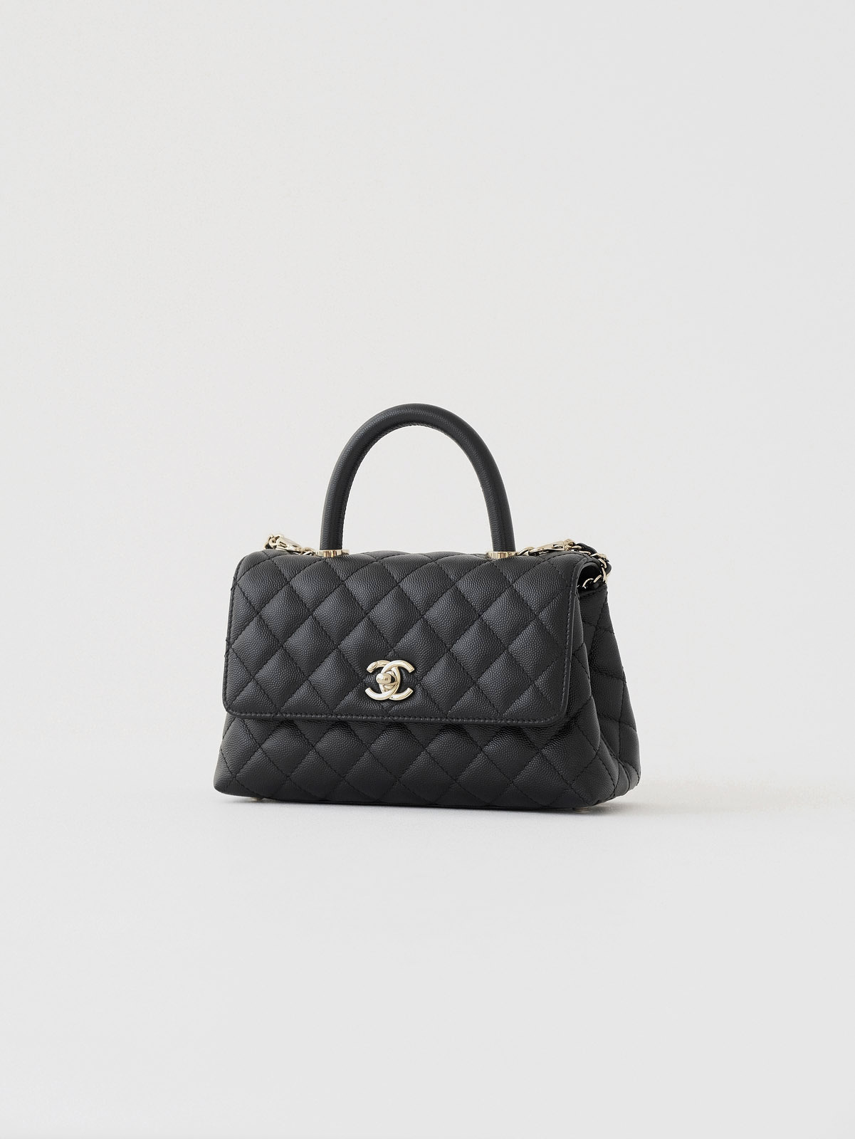 Small black gold bag