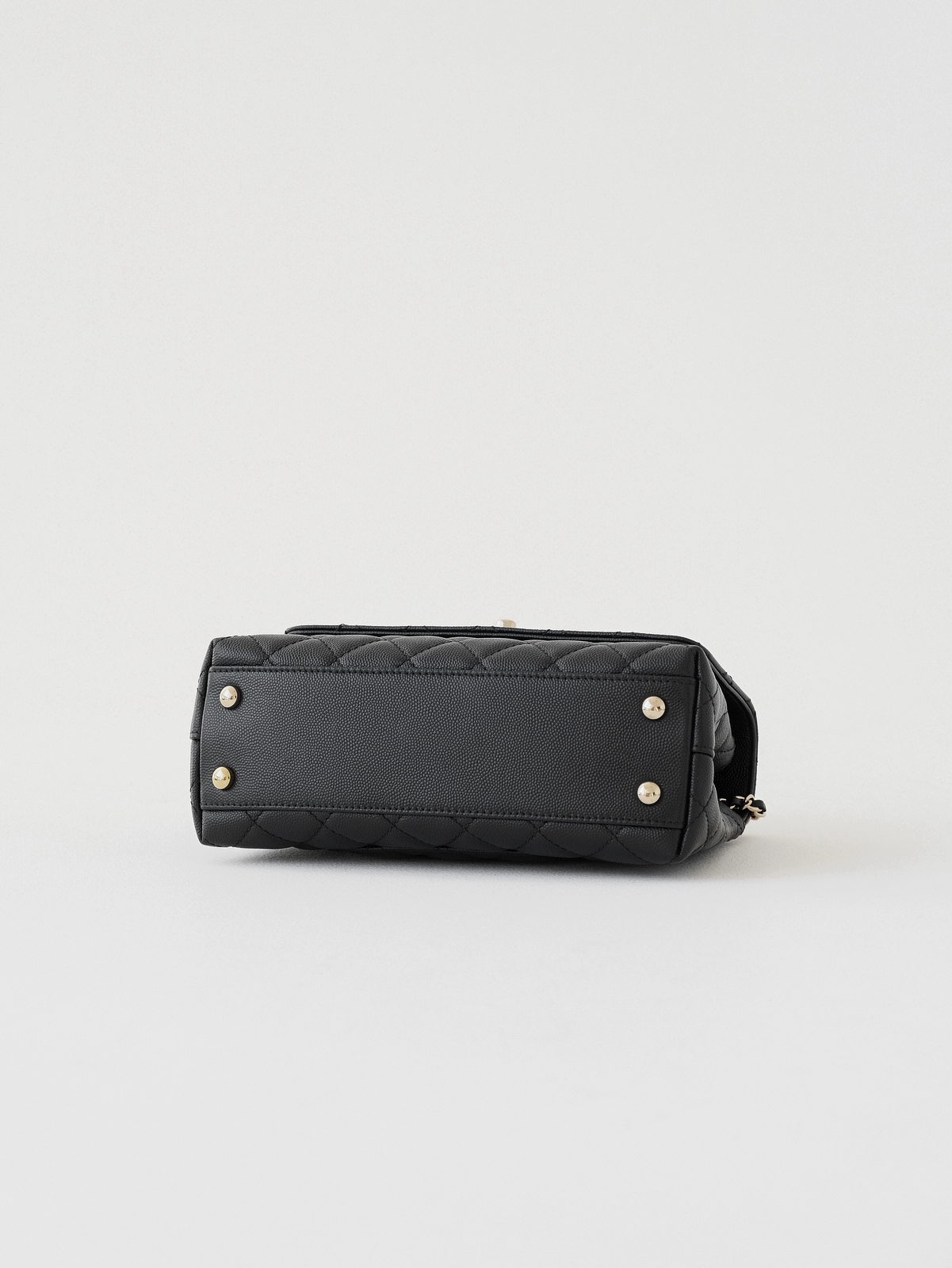 Small black gold bag