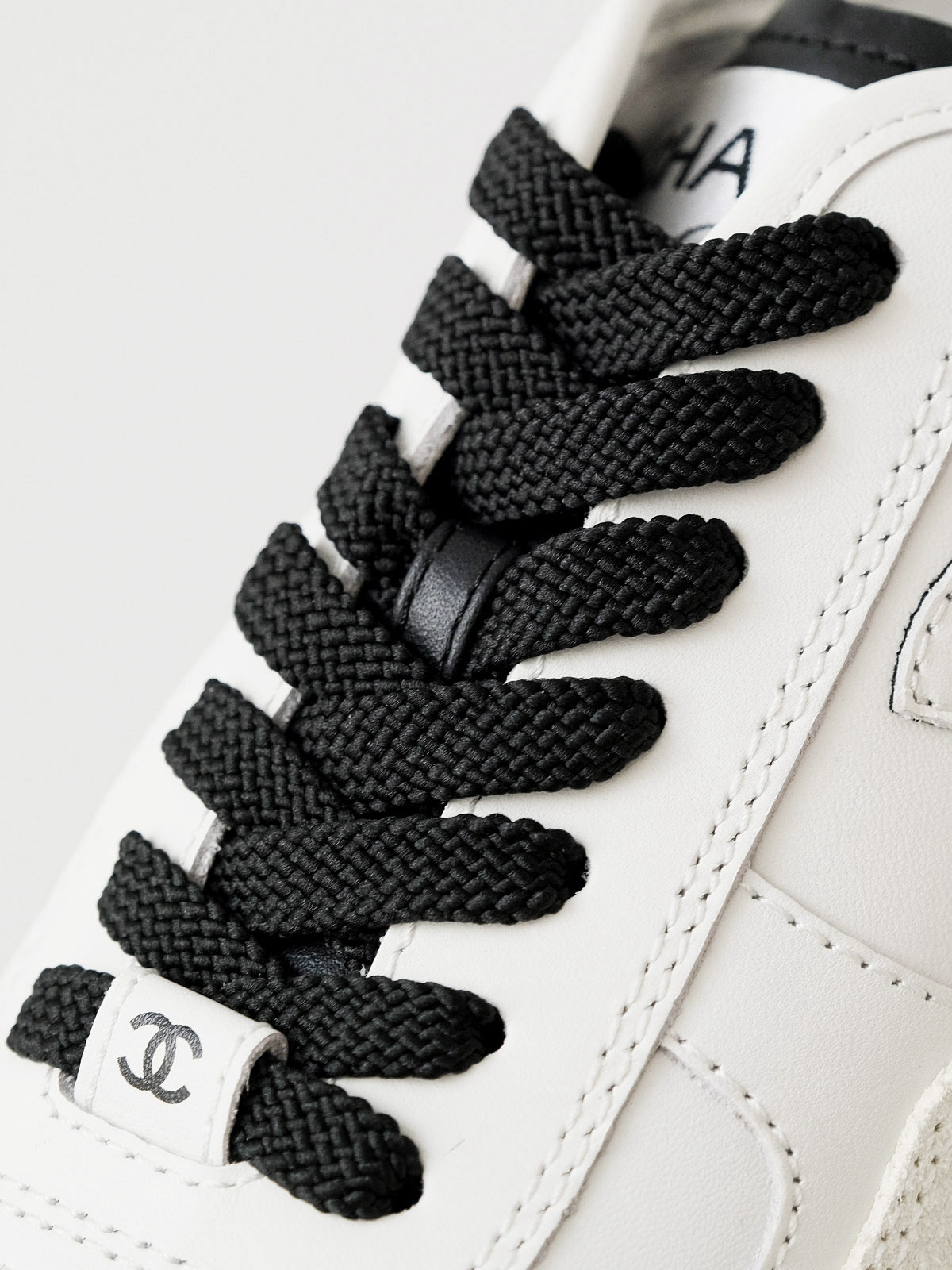 Chanel suede shoes with thin soles