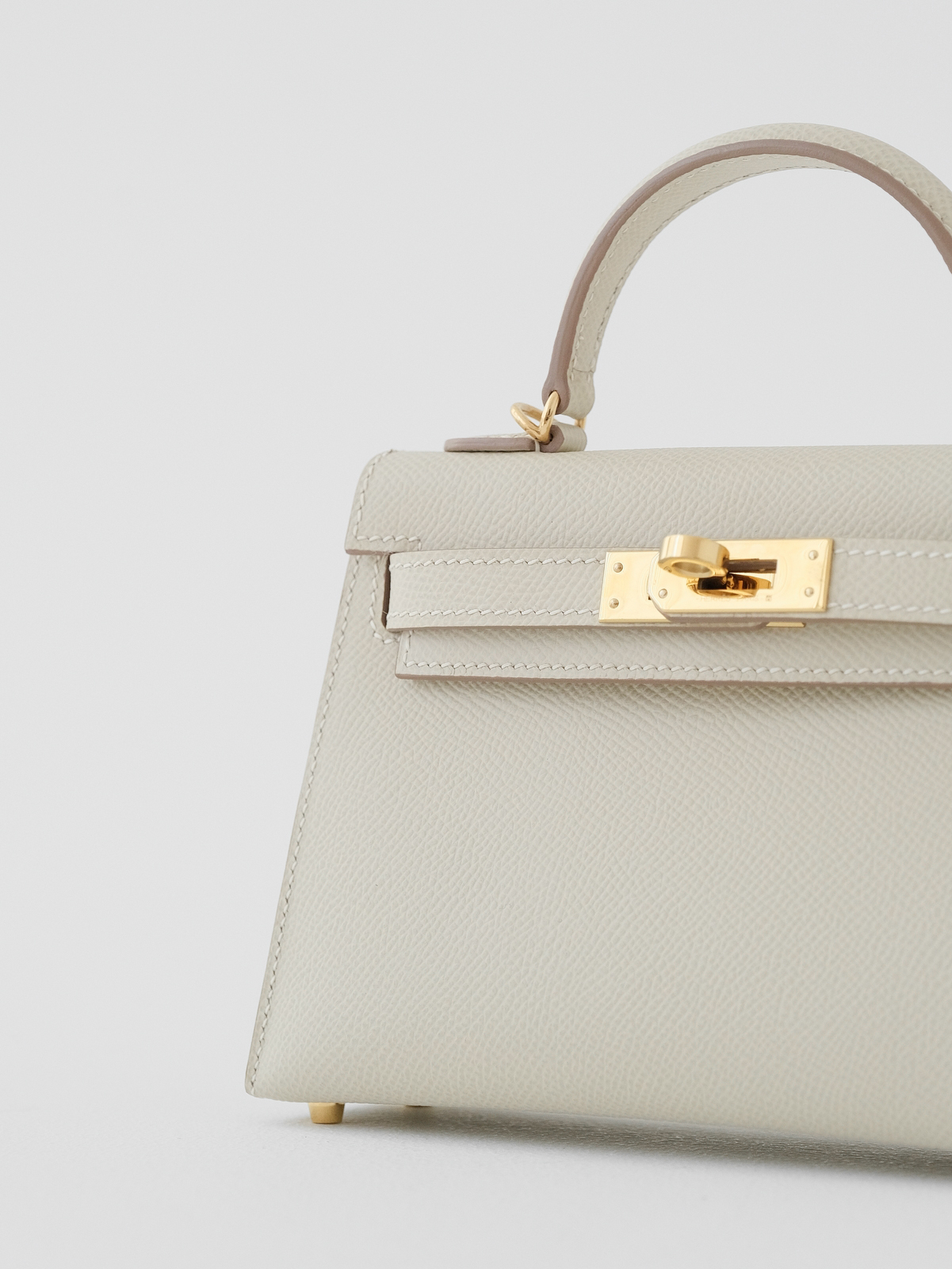 Mini kelly platinum buckle