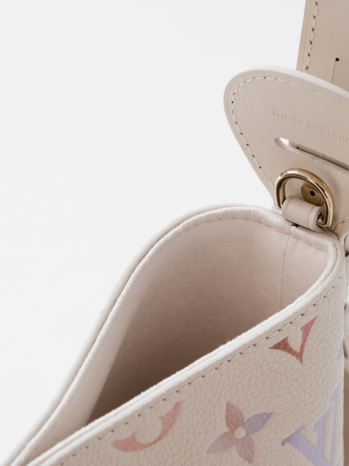 Allinbb bucket-beige gradient bag