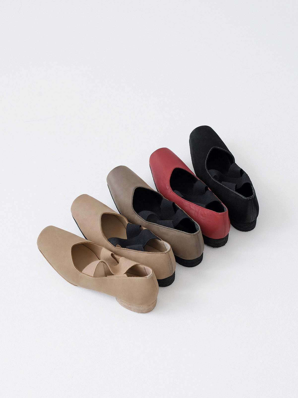 UMA WANG  Square toe ballet shoes