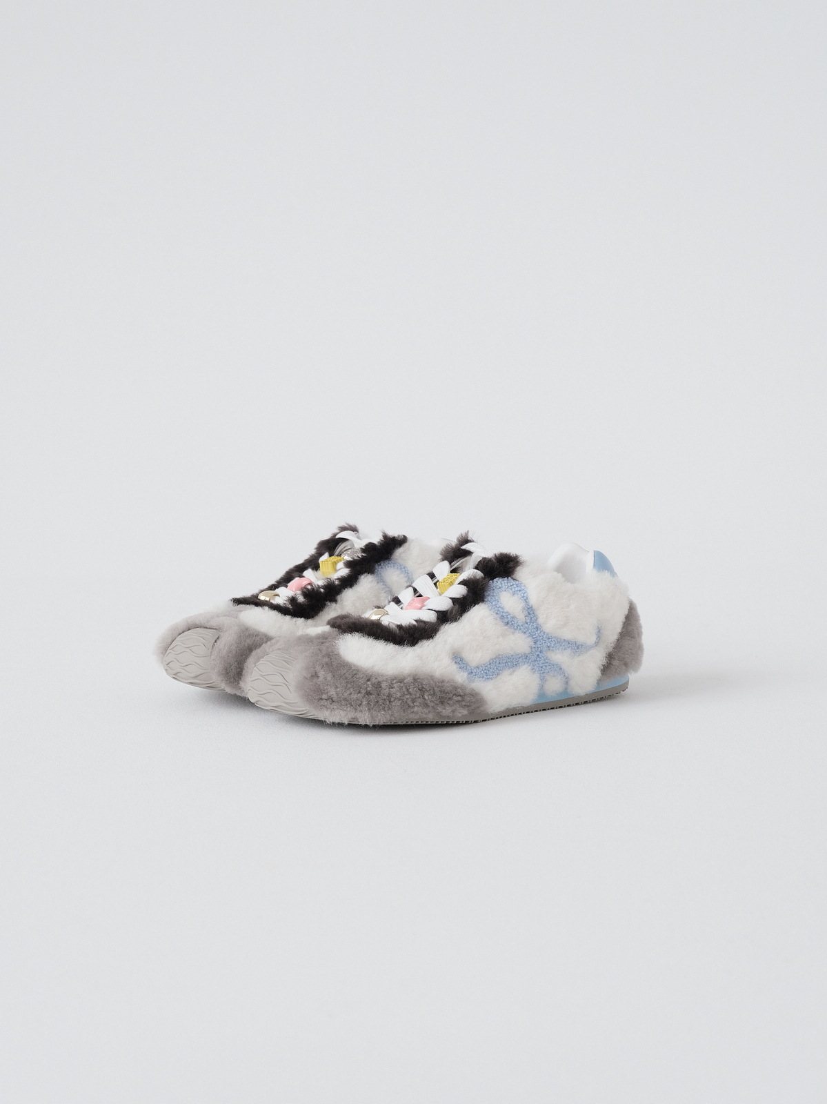 LOEWE  fuzzy sneakers