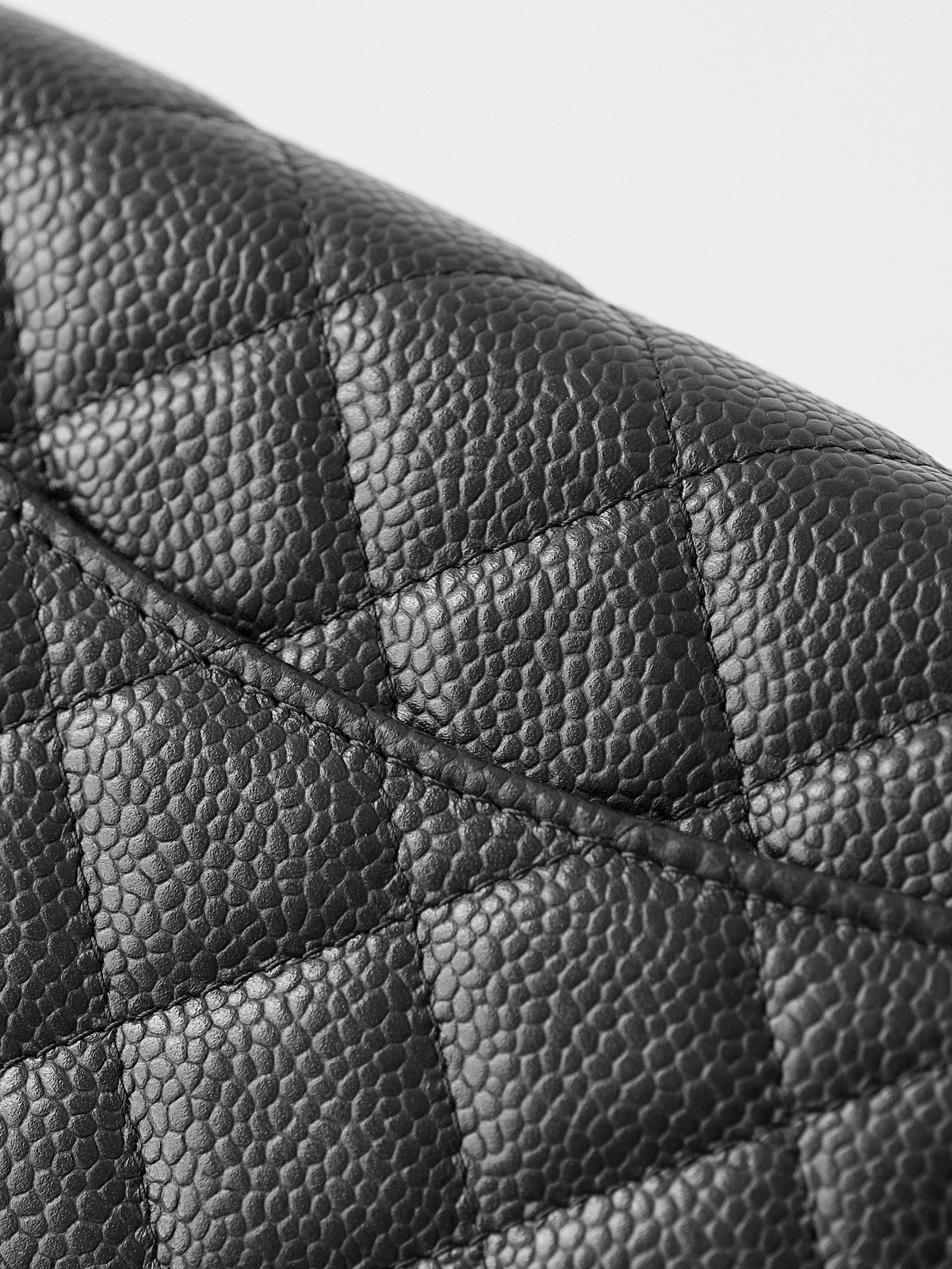 Black caviar gold buckle