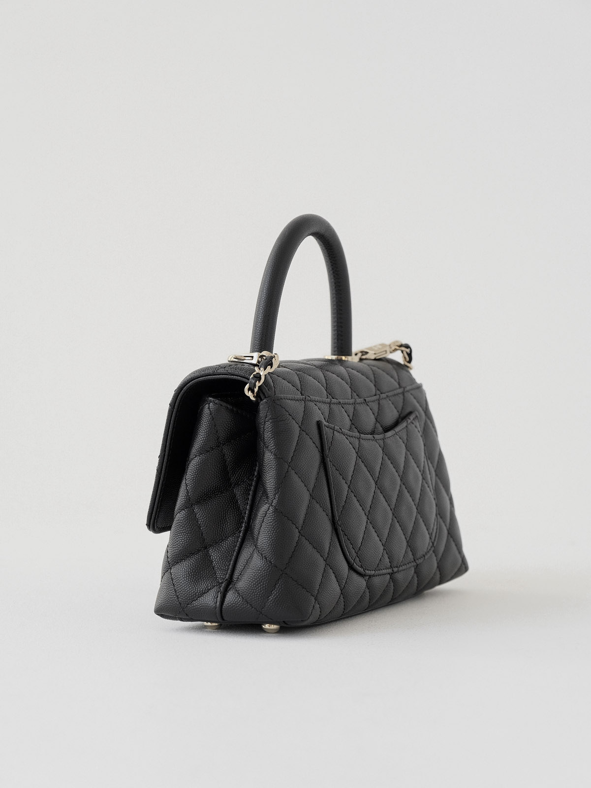 Small black gold bag