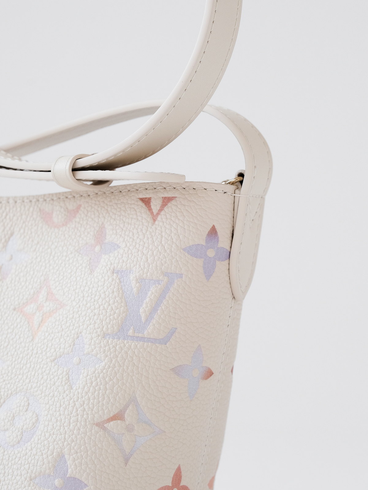 Allinbb bucket-beige gradient bag