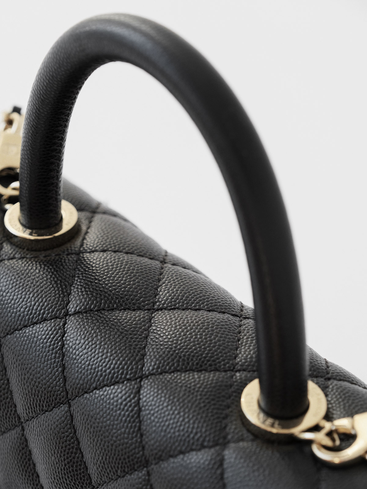 Small black gold bag