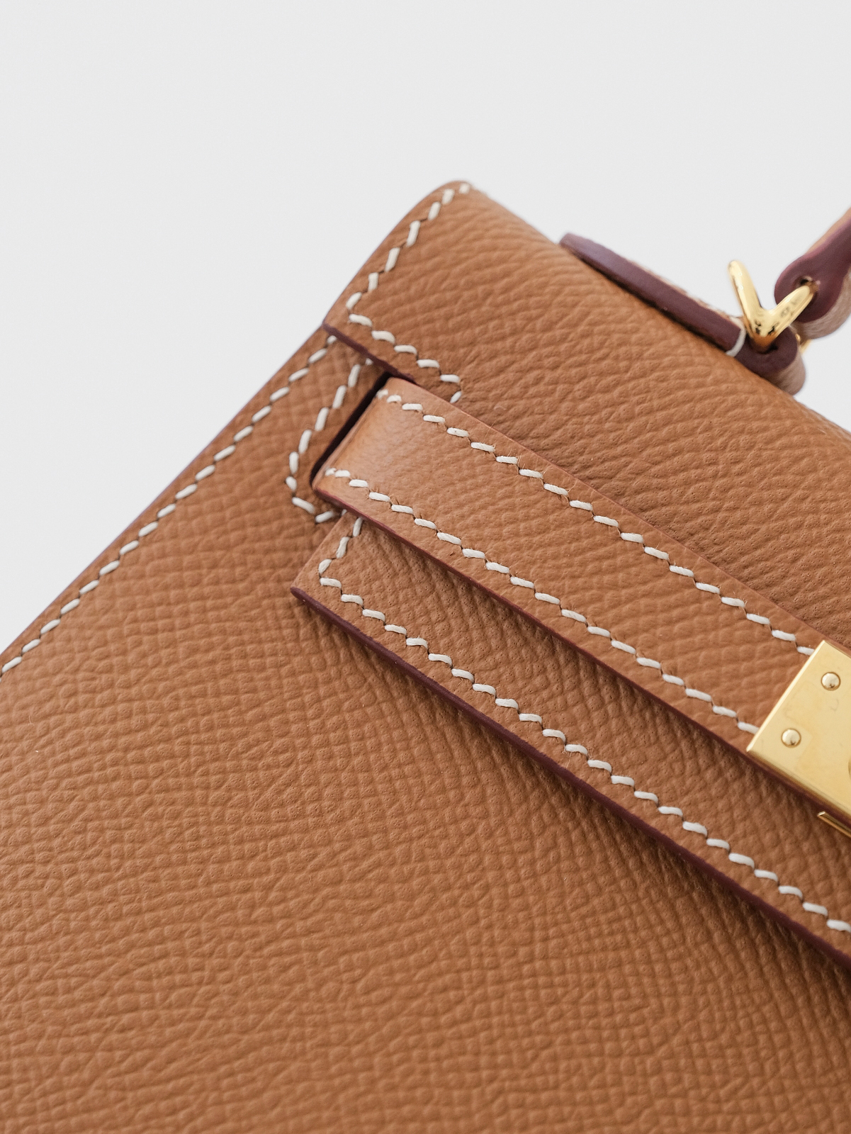 Mini kelly platinum buckle