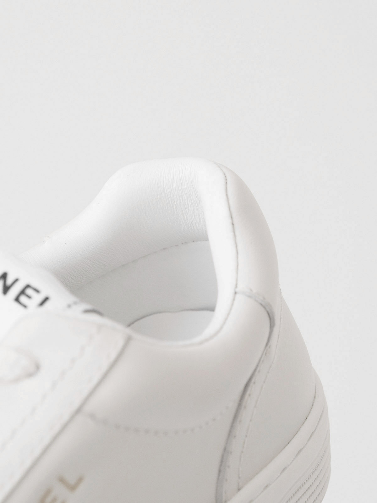 Chanel small white shoes