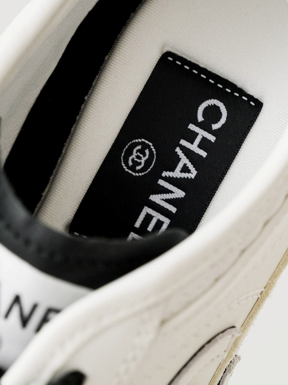 Chanel suede shoes with thin soles