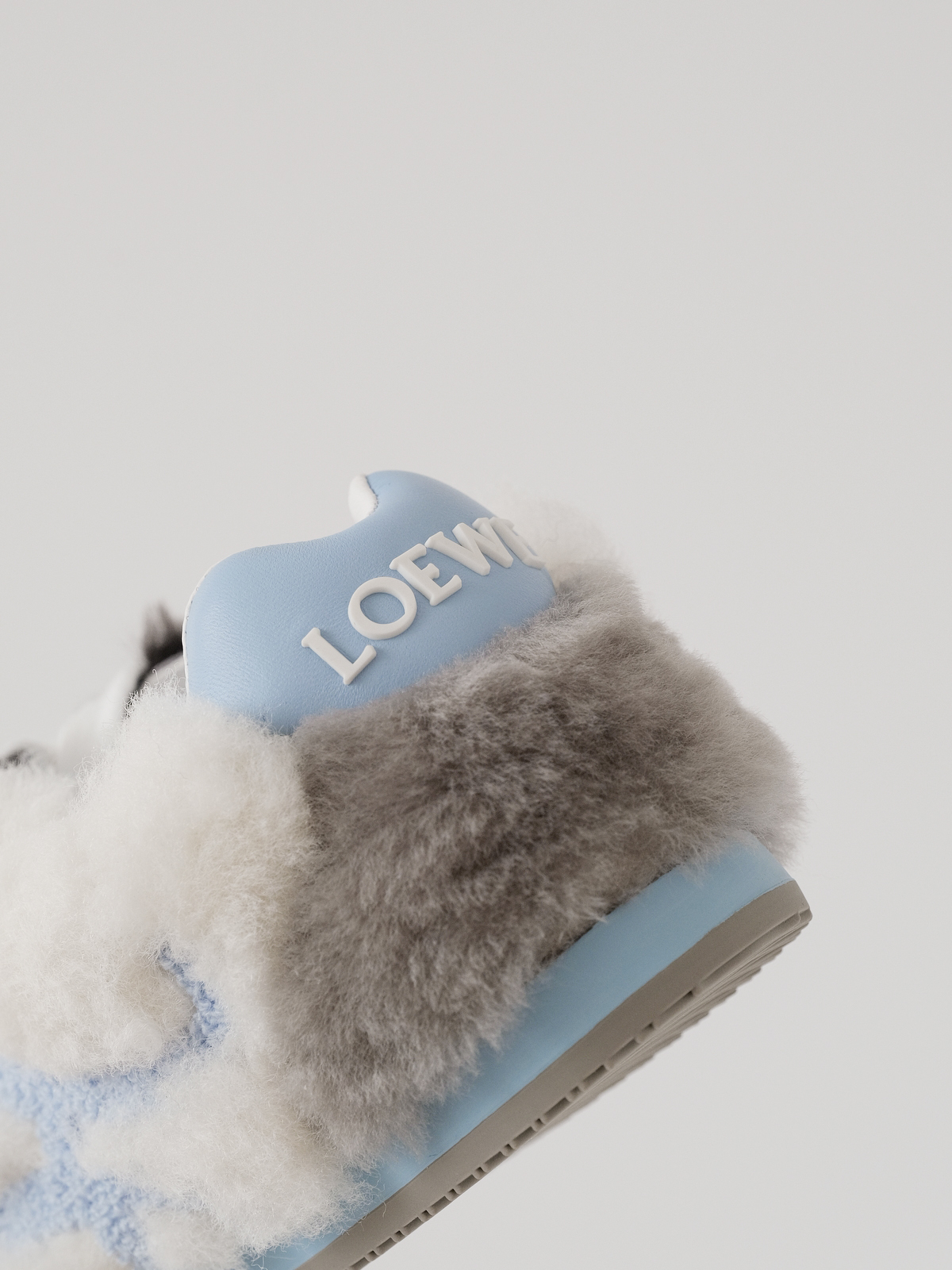 LOEWE  fuzzy sneakers