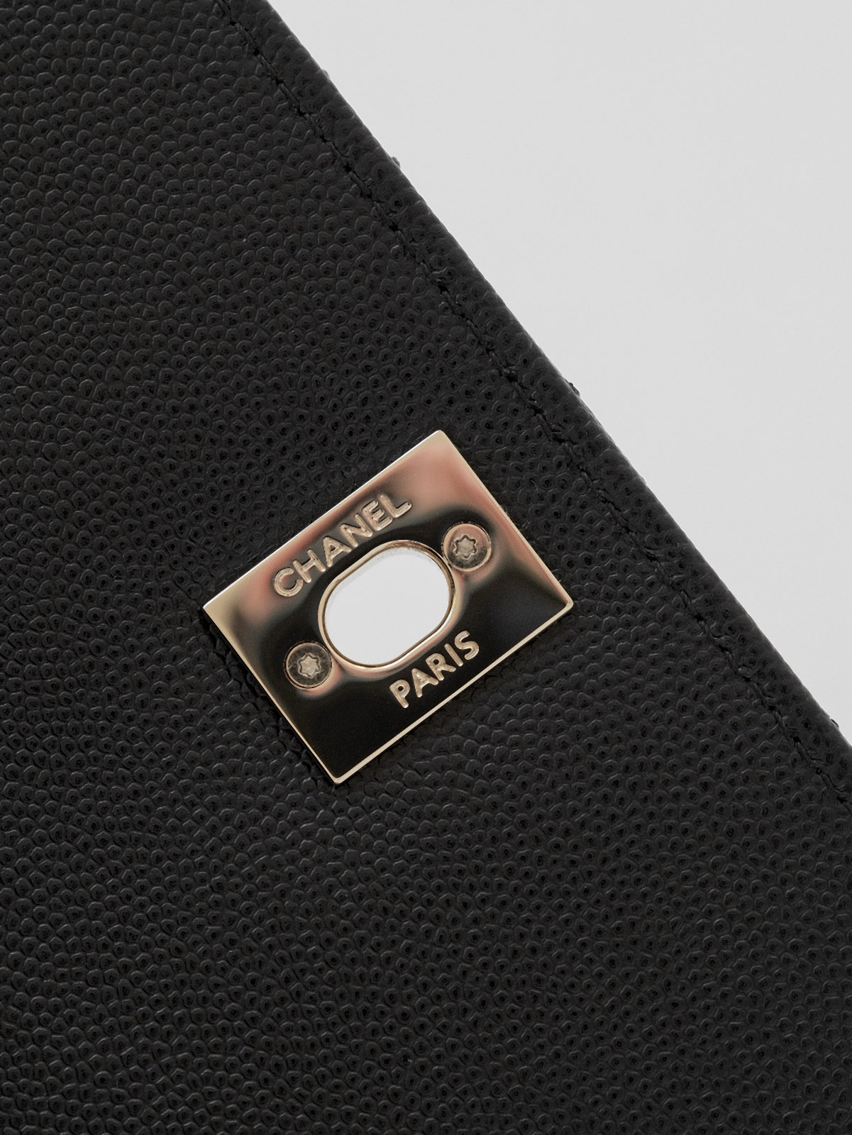 Small black gold bag