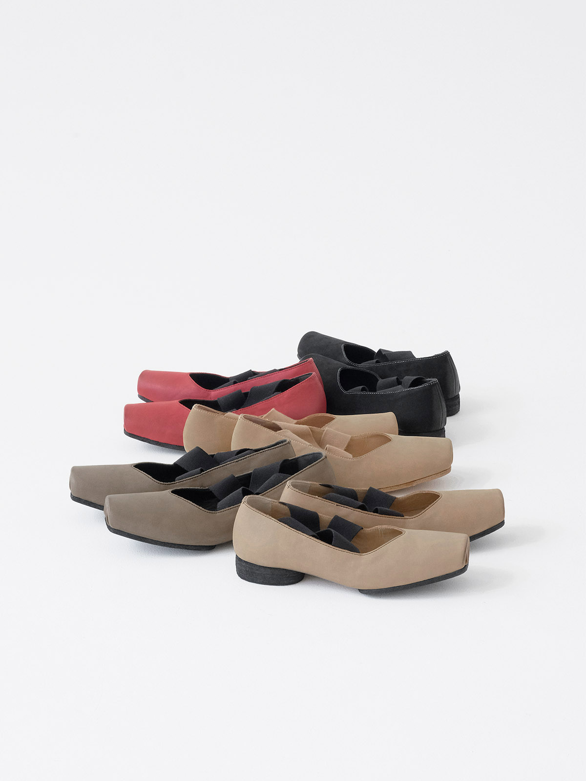 UMA WANG  Square toe ballet shoes