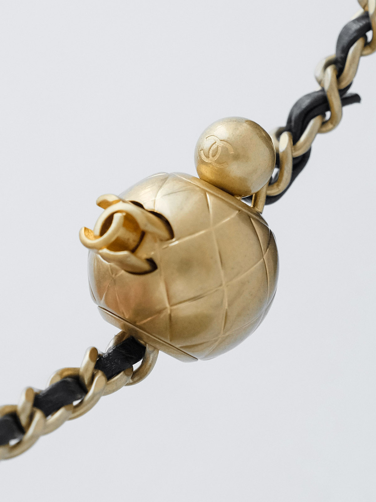 Chanel golden ball square fat man