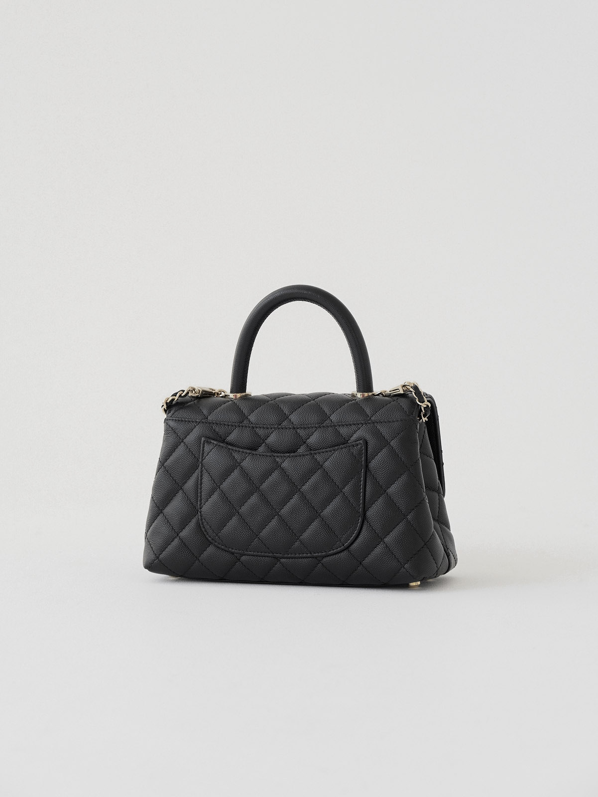 Small black gold bag