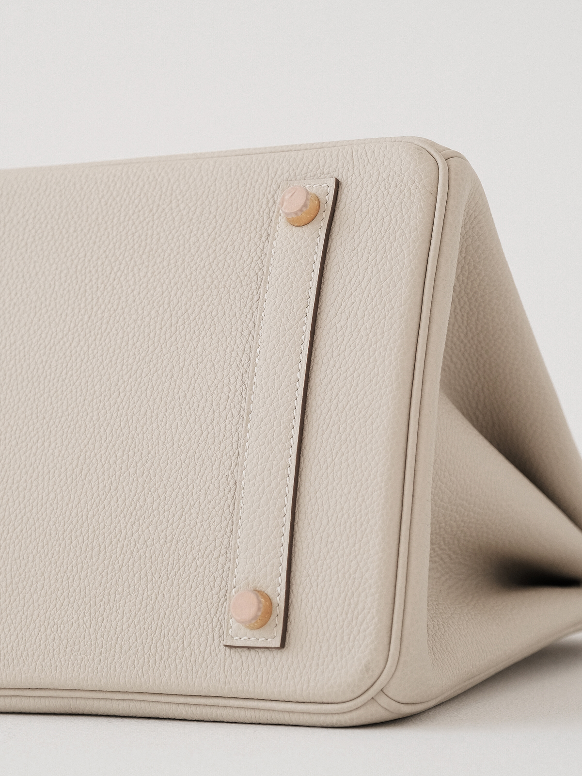 Hermes milkshake platinum buckle