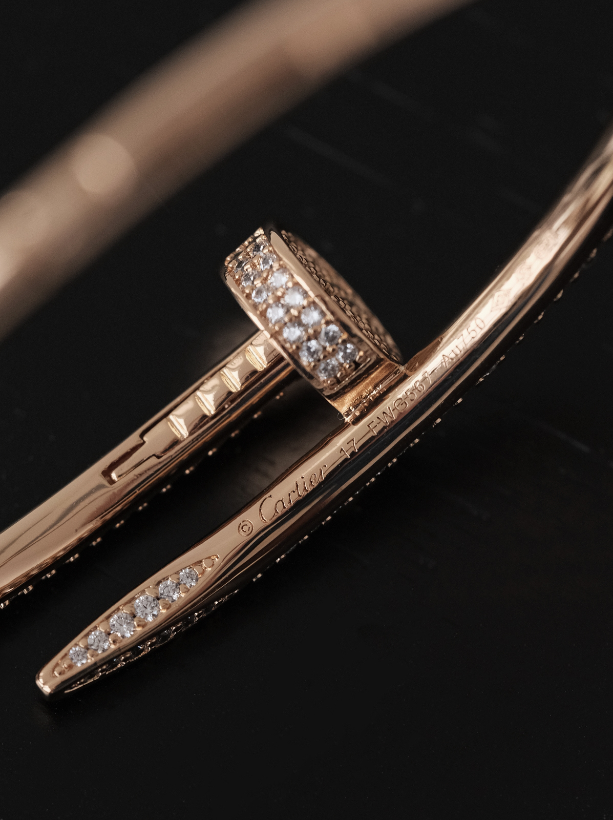 Cartier nail bracelet