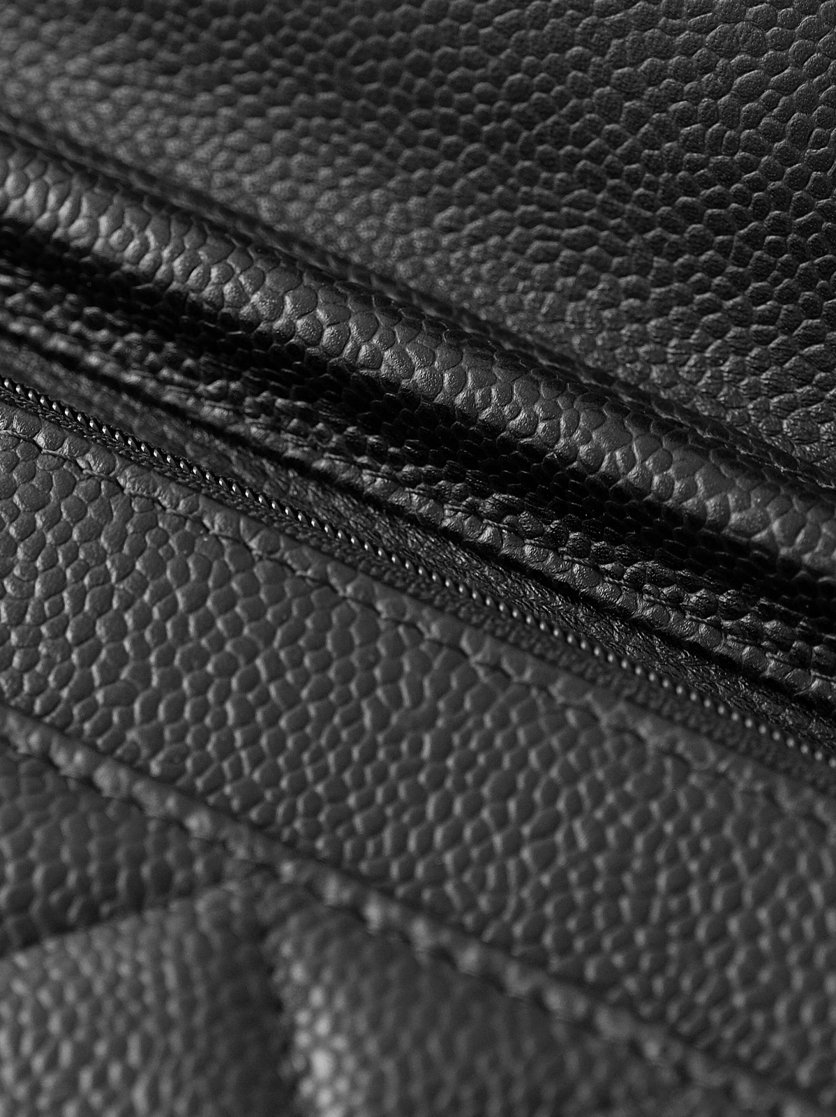 Black caviar gold buckle