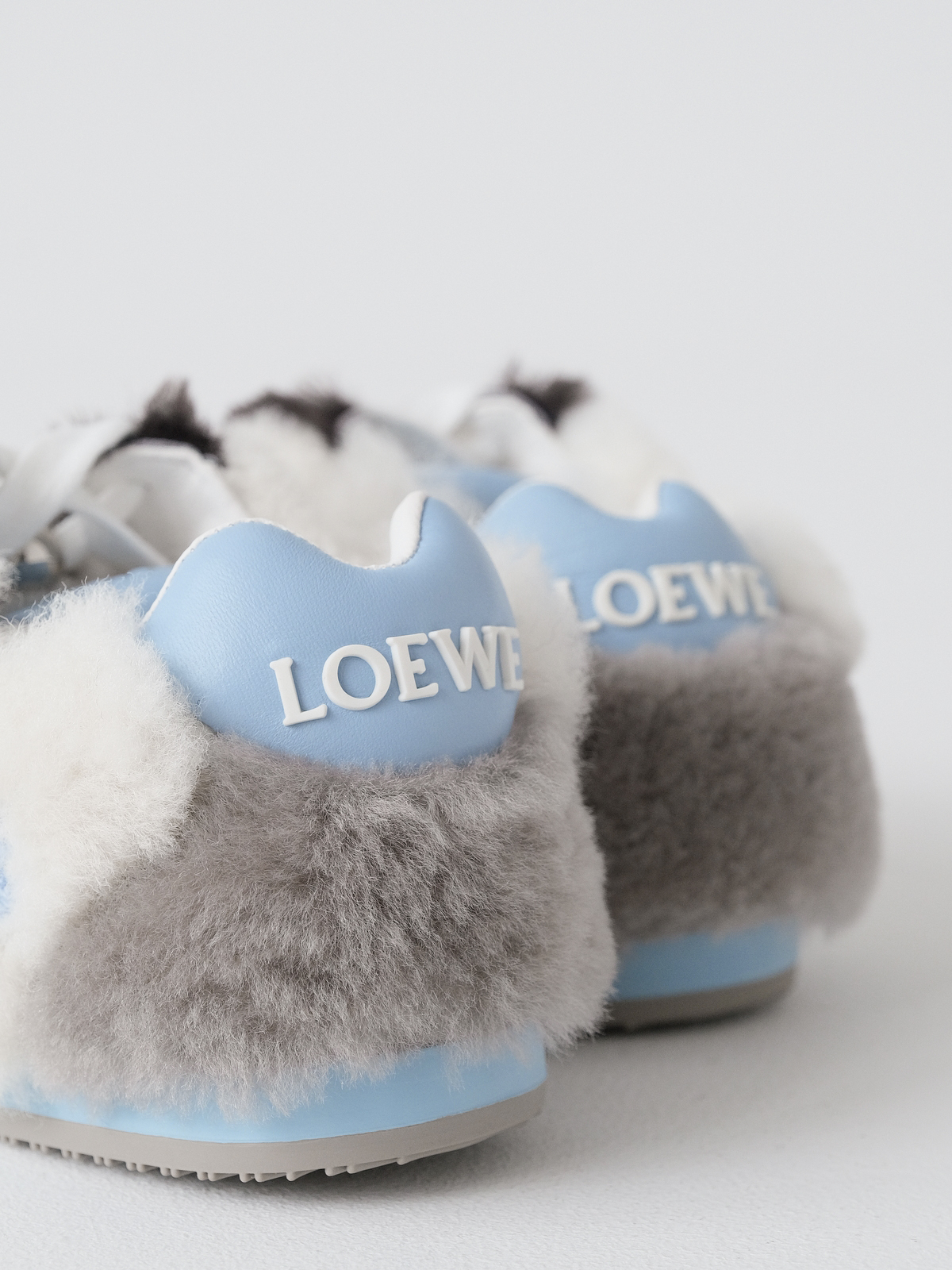LOEWE  fuzzy sneakers