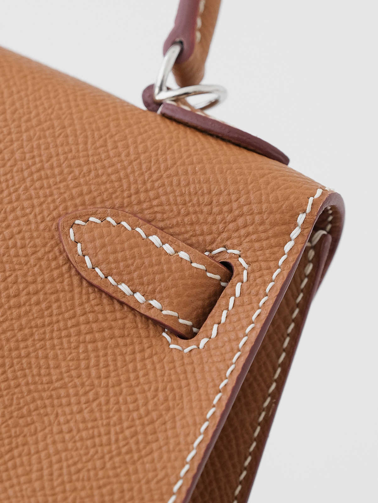 Mini kelly platinum buckle