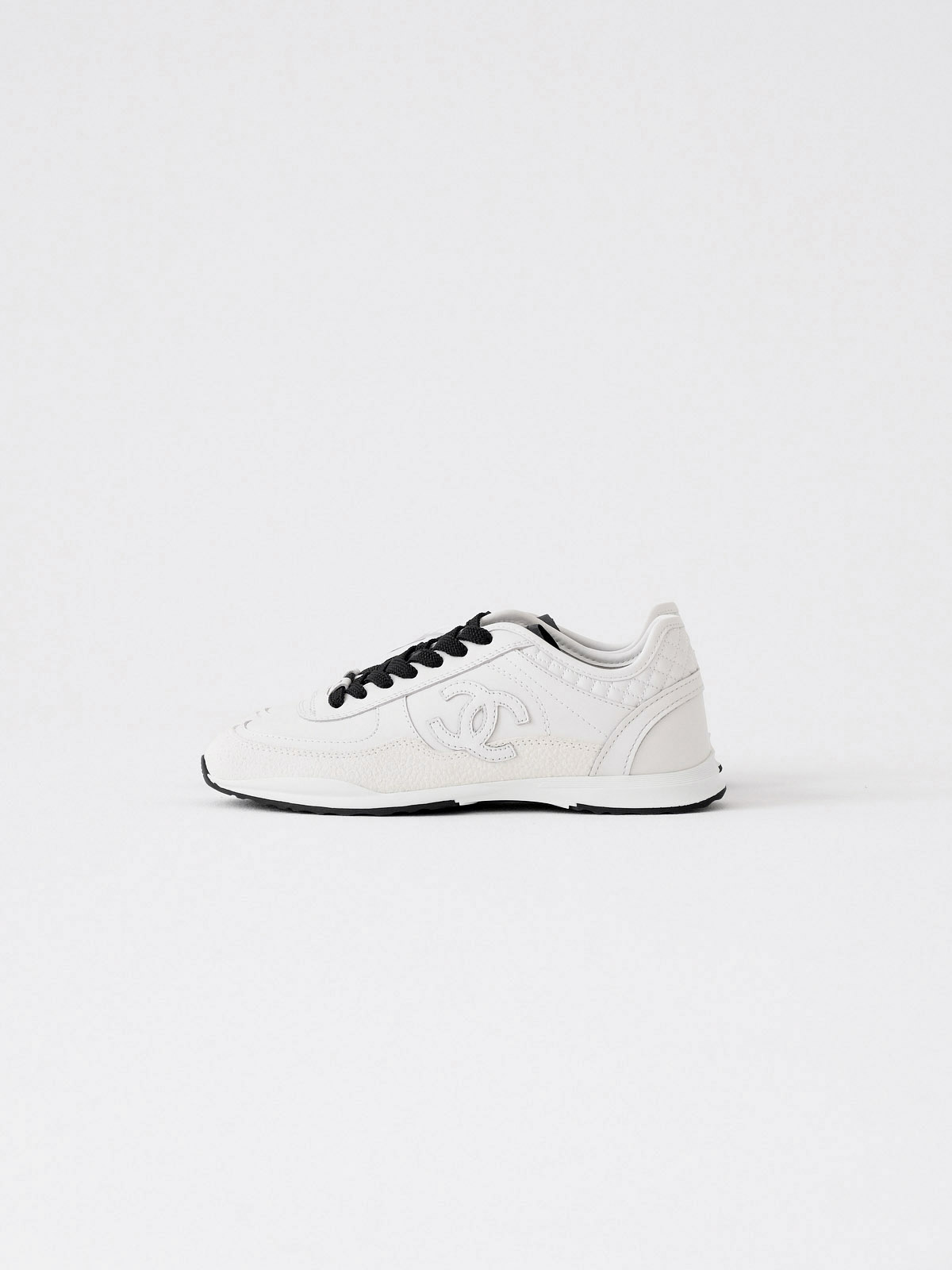 Chanel suede shoes with thin soles